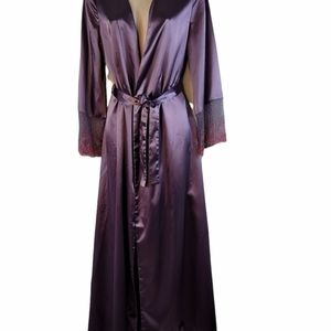 purple robe S wrap style‎ maxi